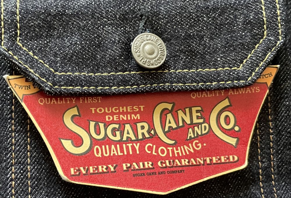 Sugar Cane 1953 selvedge джинсовая куртка 42