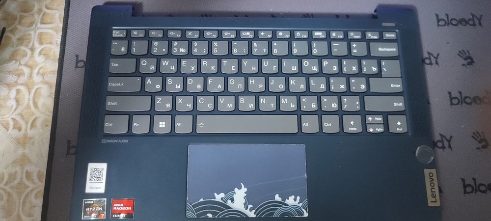 Клавіатура + тачпад lenovo ideapad 5