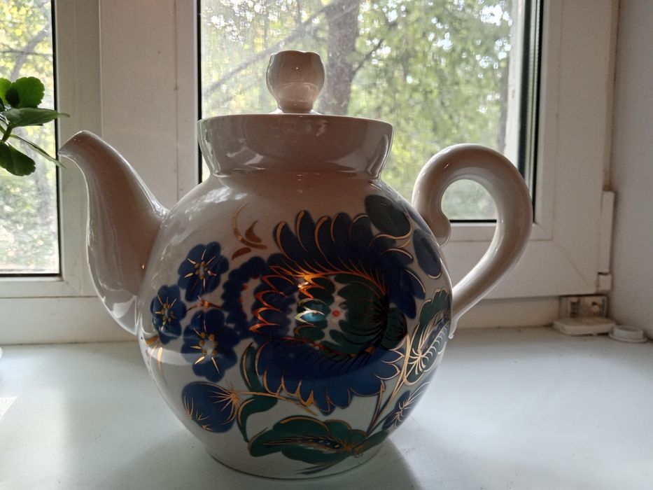 Чайник ручная роспись