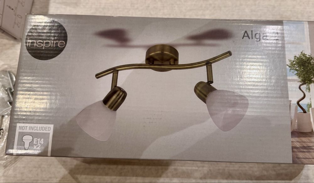 NOWA Lampa sufitowa Alga 2 Inspire - 2 ramiona