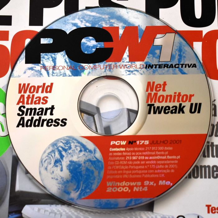 PCW Magazine (Personal Computer World) Issue No. 175 + 3 CD-ROMs (2001)64551535361155122