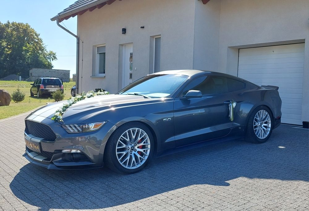 Auto do Ślubu Ford MUSTANG GT 5.0 V8 wynajem samochodu na wesele