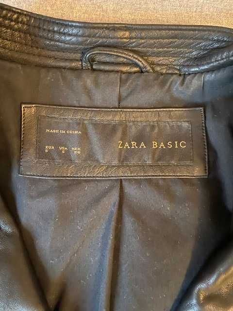 Kurtka skórzana Zara