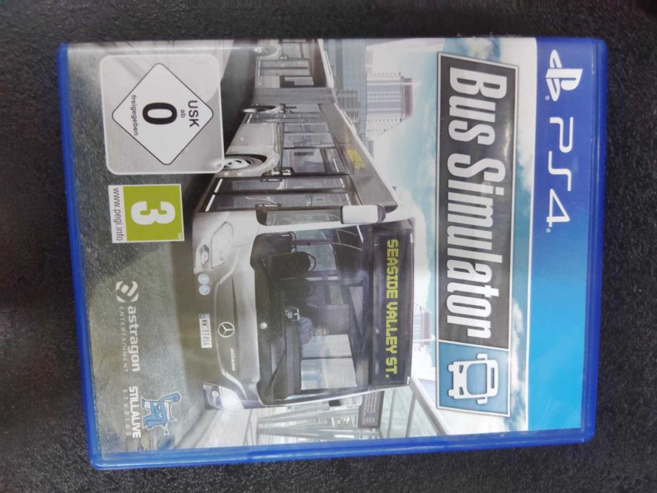 Bus Simulator PS4 Polskie napisy są w grze / okładka po Niemiecku