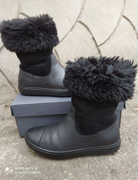 Ecco 36 чоботи на дівчинку зимові сапоги ботинки взуття ессо