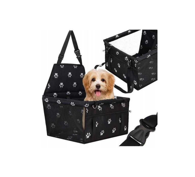 FOTELIK Transportowy dla psa kota zwierząt do samochodu auta na fotel