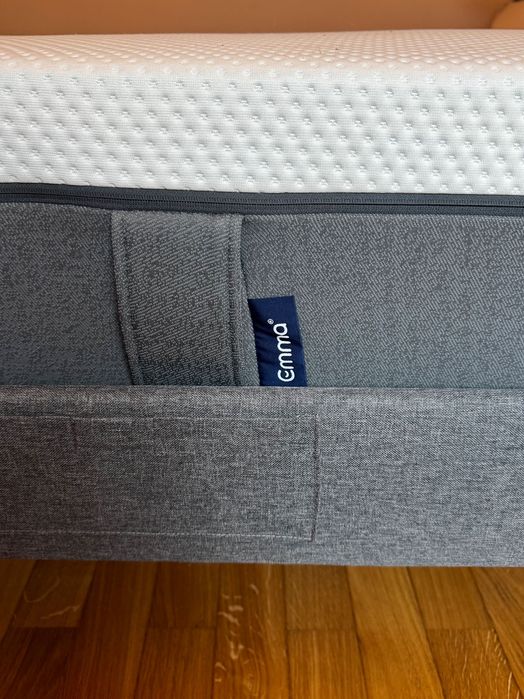 Cama Emma + colchão Hybrid como novo 150x200