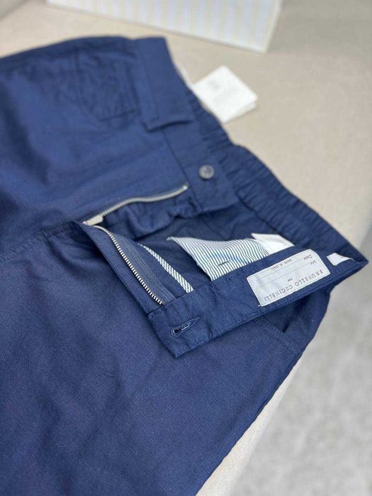 Мужские льняные брюки Brunello Cucinelli классические штаны d065