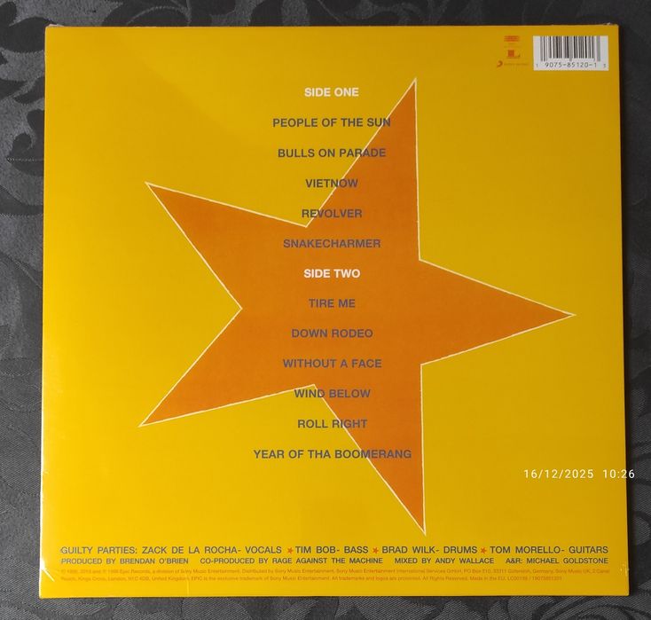 Rage Against The Machine - Evil Empire LP