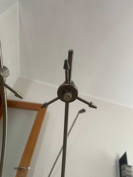 Candeeiro antigo de Pé com LED Integrado mesa de cabeceira