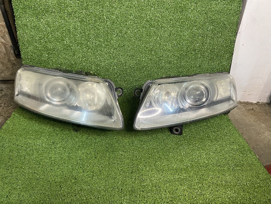 Ауді а6 с6 розборка: передня фара (ліхтар) з блоками