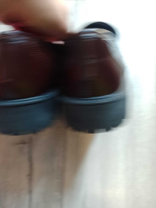 (41) Brązowe, czekoladowe mokasyny loafersy wieczorowe, NOWE