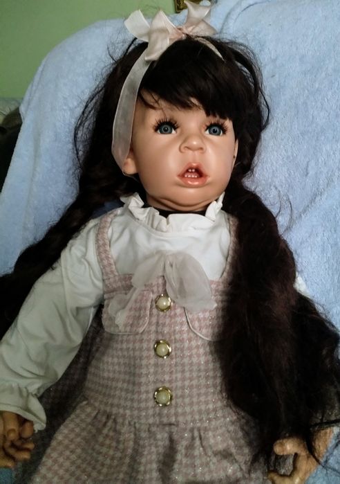 Wielka lalka kolekcjonerska sygnowana 75 cm obniżka ceny