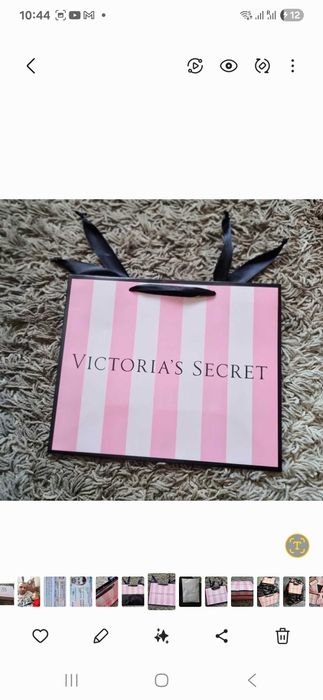 Torebka papierowa victoria'ssecret ( L - 28x23x12 cm )