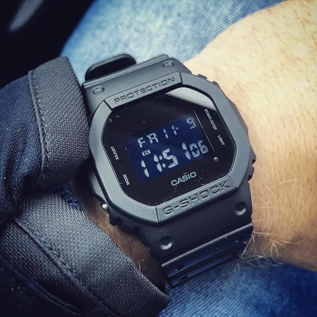Мужские часы Casio DW-5600BB-1E ! Оригинал! Фирменная гарантия 2 года!