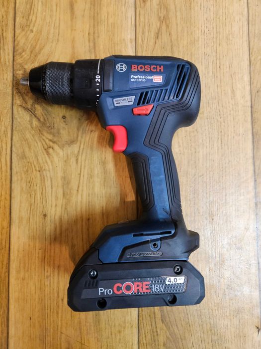 Wkrętarka aku BOSCH GSR18V-55 / 2x 4.0 Ah 2021 rok