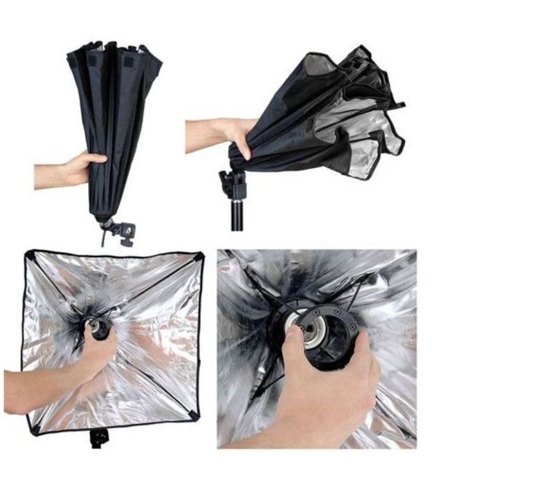 Набір постійного студійного світла, 2 софтбокса, 50х70см, з лампами