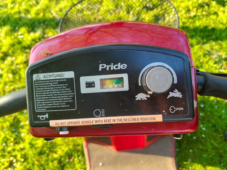 Skuter inwalidzki elektryczny Pride Rally - sprawny, z ładowarką