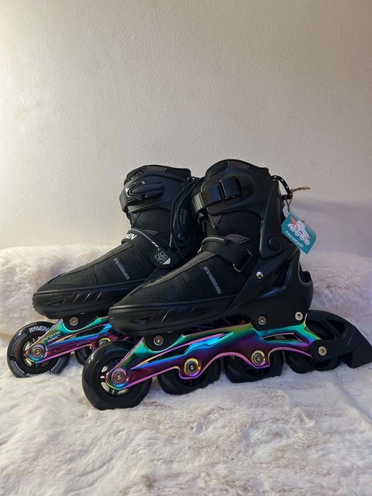 Rolki Raven Profession Plus Black/Neo Chrome – rozmiar 38–42