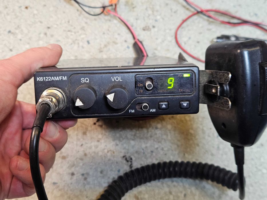 Kompletny zestaw CB Radio MK3 K6122 + Antena Hustler 105cm + Zasilacz