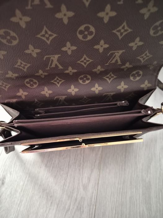 Louis Vuitton klasyczna logowana torebka portfel