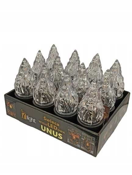 2 Wkłady Elektryczne do Zniczy na BATERIE • Świeczki LED na Cmentarz