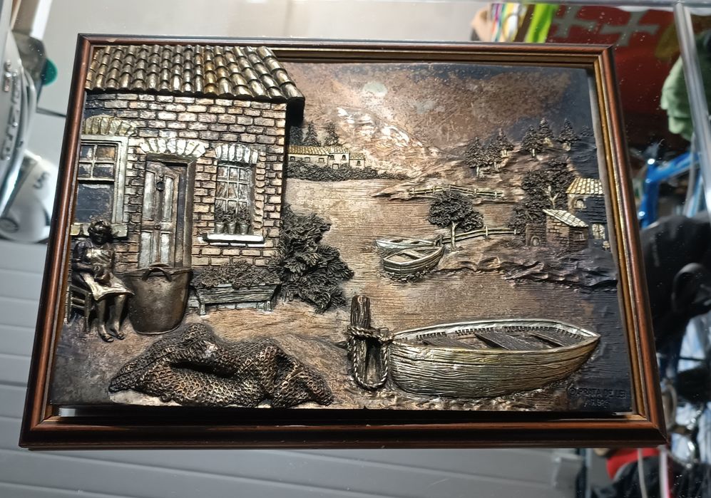 Quadro em prata.