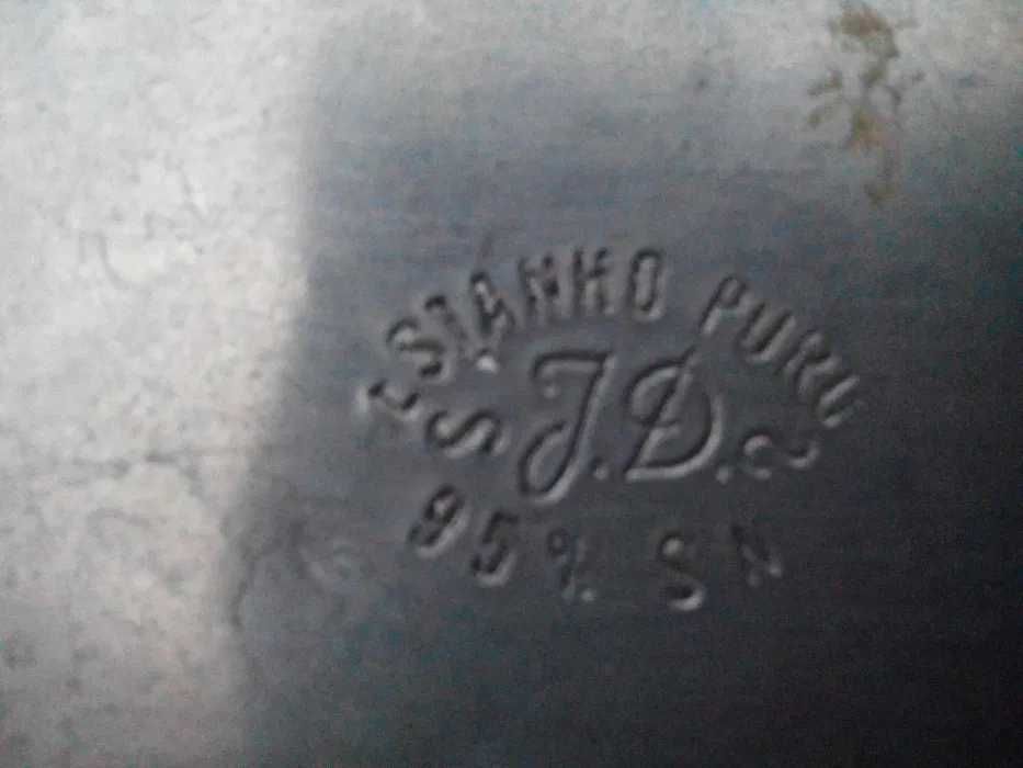 Guarda-jóias em estanho puro