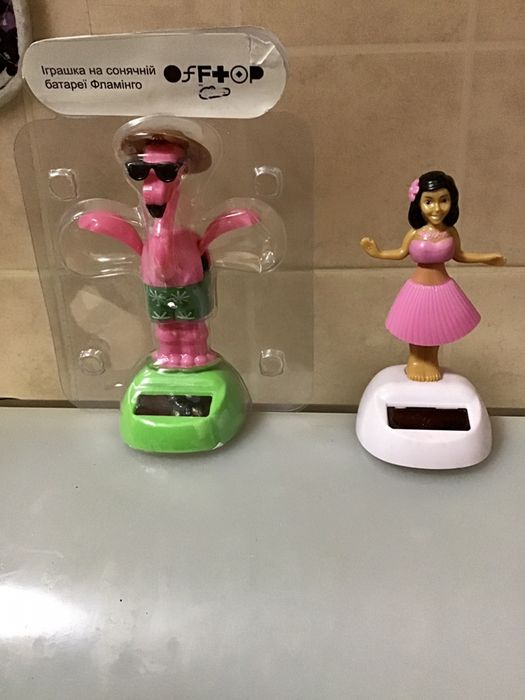 Розовий фламінго талісман на вдачу іграшка сувенір подарок на сонячній