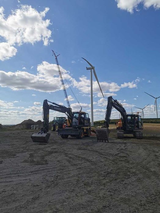 Usługi koparką gąsienicową/kołową, ładowarka, minikoparką, wywrotka6x6