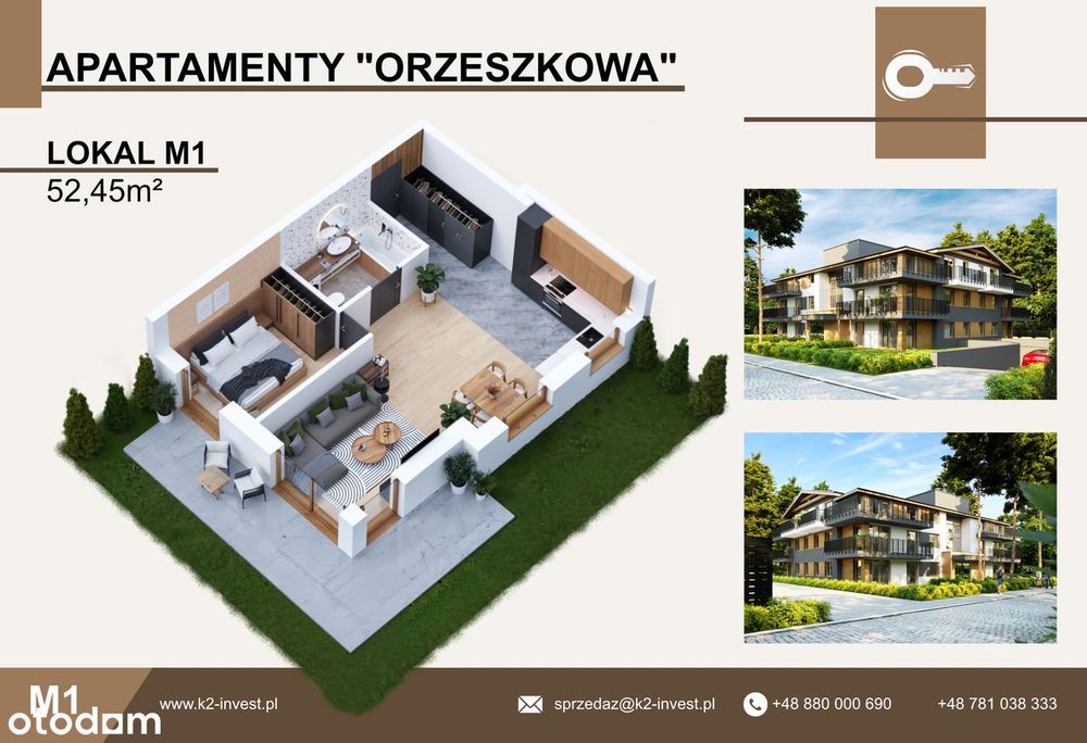 Nowoczesny apartament z ogródkiem i garażem w zielonej części Otwocka - Widok 3
