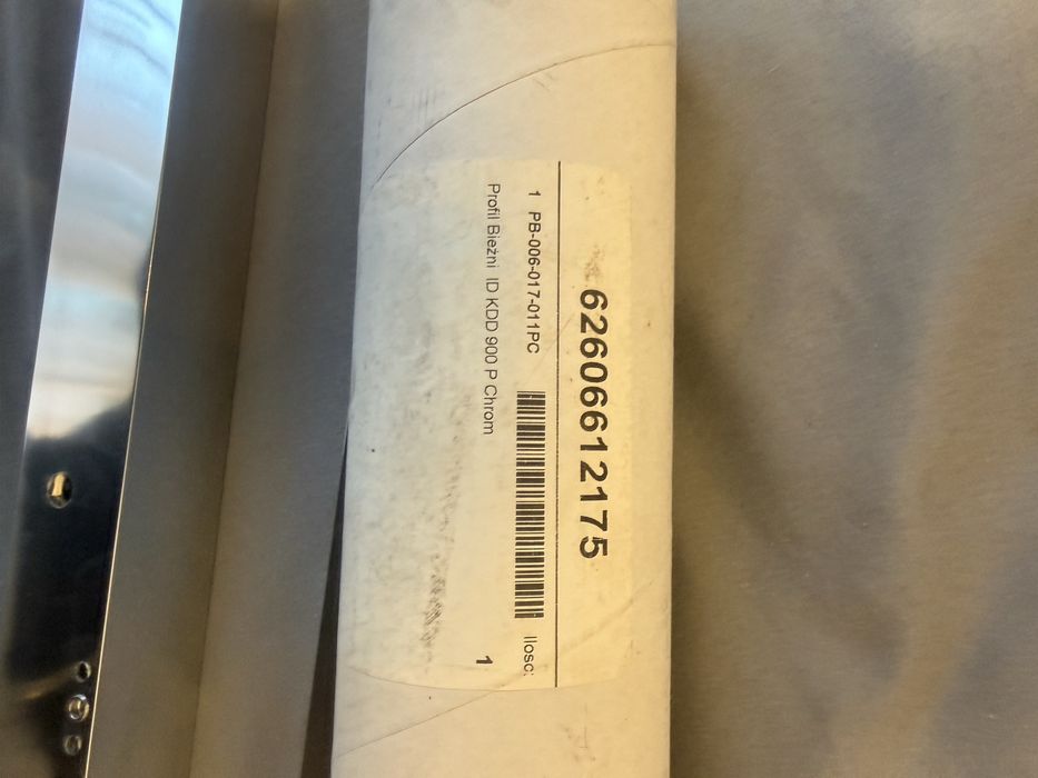 Profil bieżni 90 prawy  Radaway IDEA KDD PB-006-017-011PC chrom