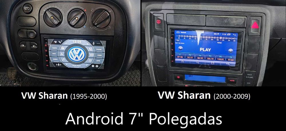 Rádio 2DIN • VW • Golf Passat Bora Polo Sharan Jetta T4 • Android GPS