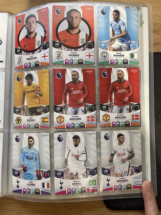 Картки panini adrenalyn xl premier league 2023/2024