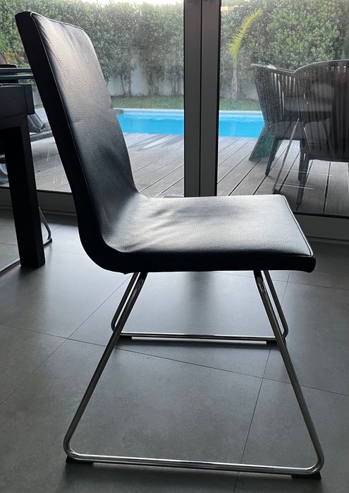 CADEIRAS Couro de jantar IKEA