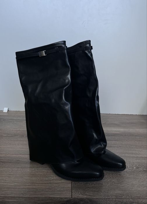 Buty kozaki na obcasie