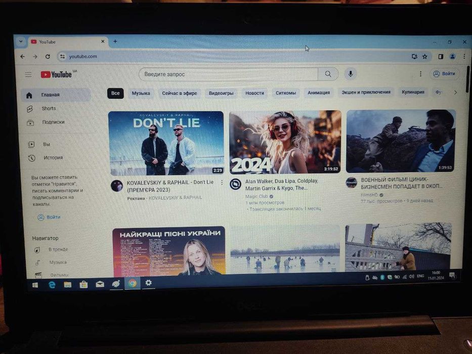 Dell latitude 3590 i3_7130г\8gb ddr4\128 gb SSD рабочая батарея fullHD