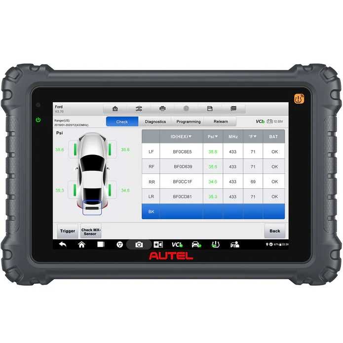 Autel MaxiCOM MK906S Pro2-TS Programator TPMS + TESTER, SKANER OBD2