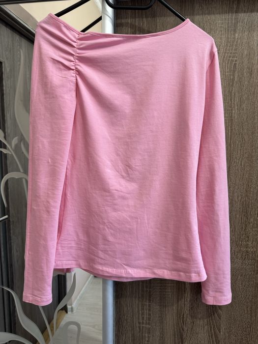 Лонгслів ніжно-рожевий Casualtrend, розмір S, новий стан