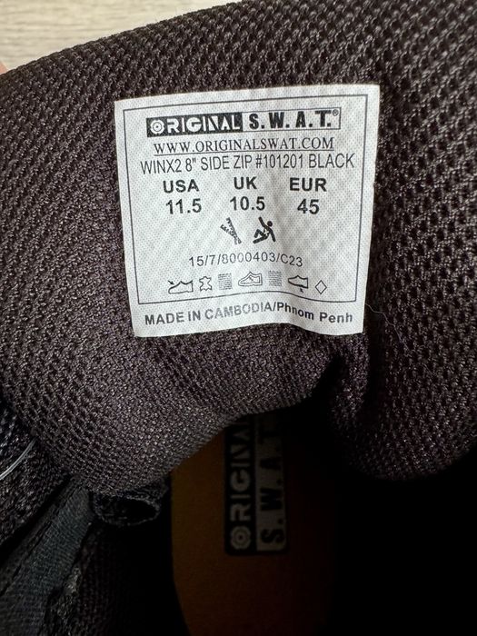 Берці Original S.W.A.T., нові, розмір 45