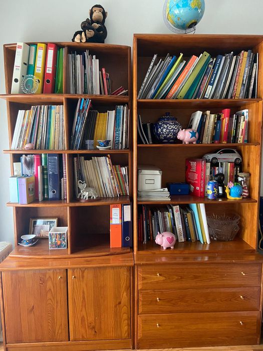 Conjunto de sala em pinho maciço