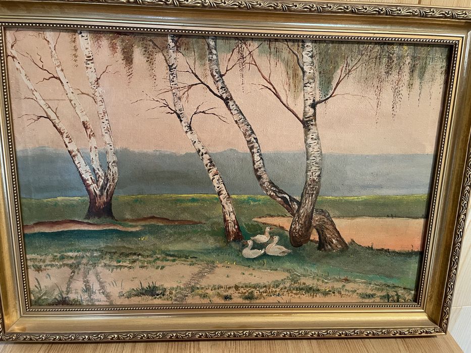 Obraz olejny, krajobraz