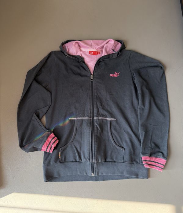 Bluza Puma S Grafit róż