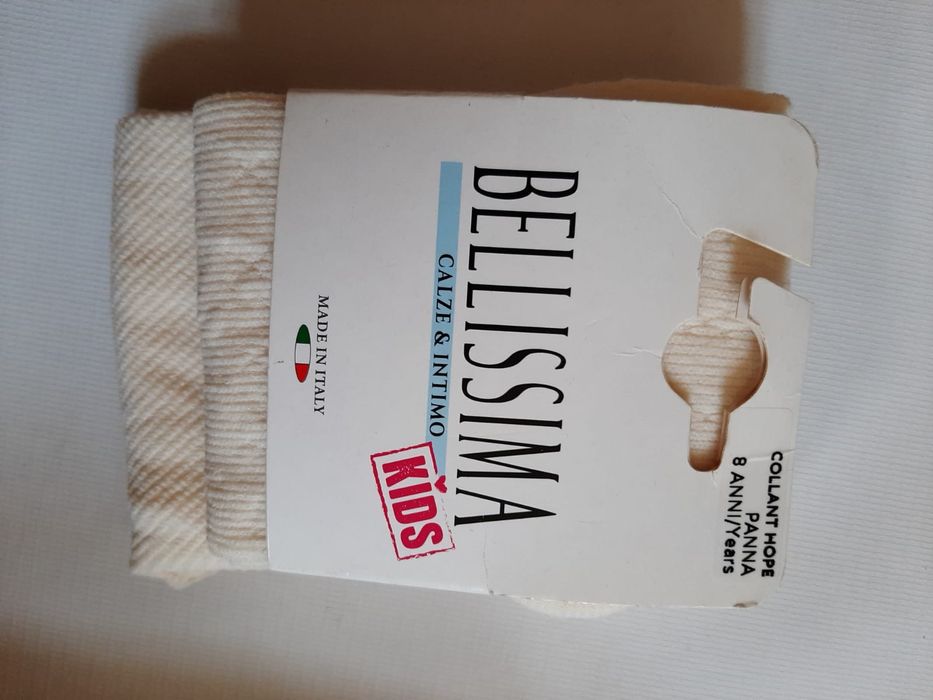 Dzieciece rajstopy z azurowym wzorem Bellissima