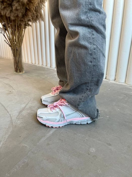 Nike Vomero 5 white pink / жіночі кросівки найк / найк вомеро 36 37 38