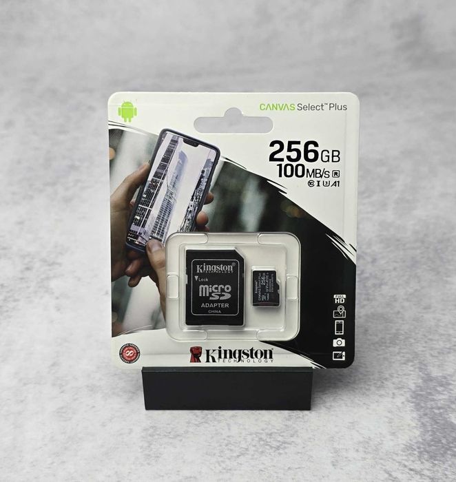 Карта пам'яті MicroSDXC 256Gb UHS-I Class10 Kingston (SDCS2/256GB) NEW