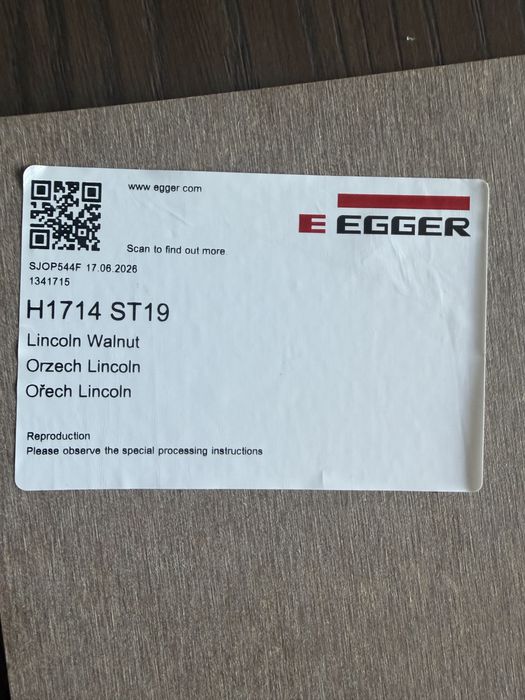 Próbki Płyt Meblowych: Egger Woodeco Forner