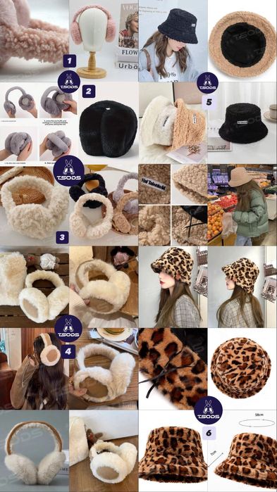 Тепла шапка хутряна круга монголка з еко хутра жіноча повʼязка хутряна