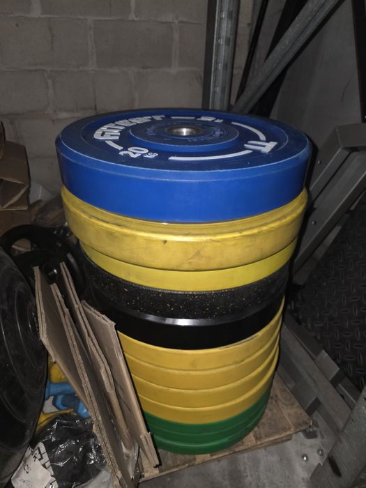 Discos bumpers peso para barras