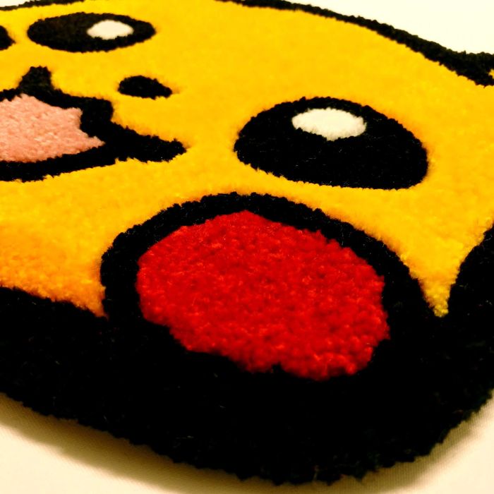 Tapete confortável e personalizado Pikachu
